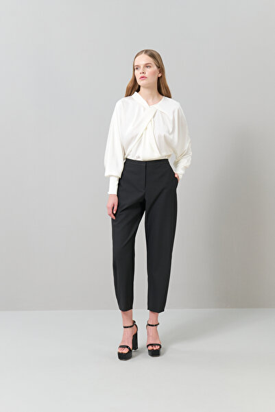 Roman Düz Paça Pantolon Siyah K2512033_001