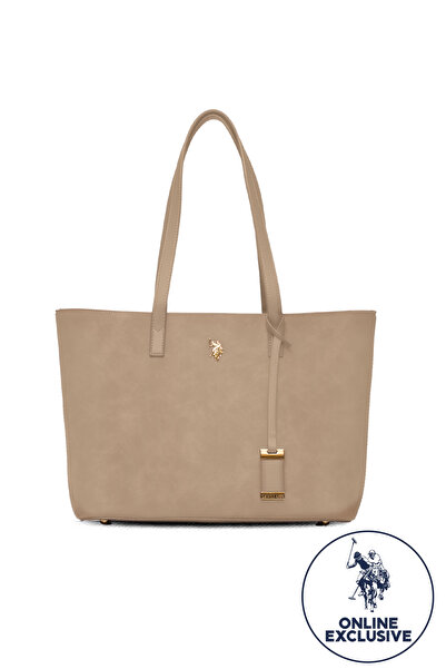 U.S. Polo Assn. Beige Women's Shoulder Bag Us25625 Online Exclusive