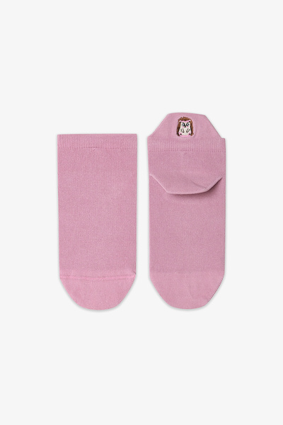 Penti 3 Çift Pamuklu Çekçekli Hayvan Nakışlı Patik Çorap