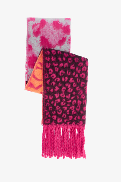 Penti Colorful Viola Striped Soft Textured Scarf