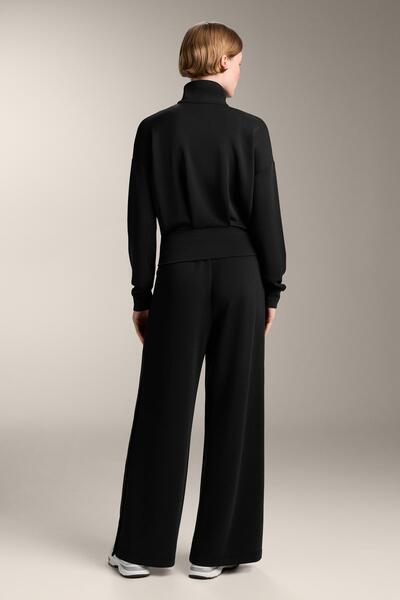 Oysho Yumuşak dokulu çıtçıtlı modal wide leg pantolon