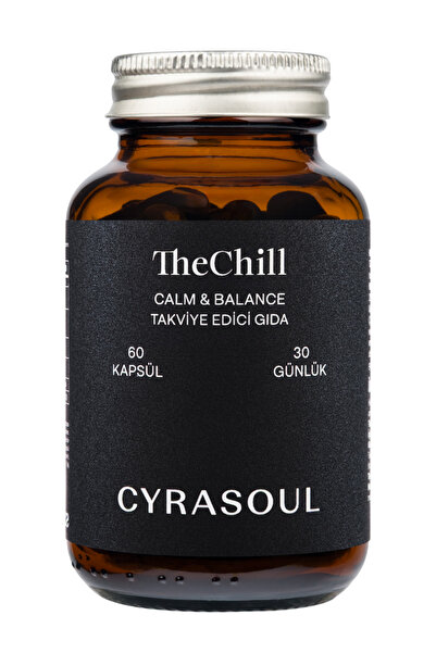 CYRASOUL TheChill Rhodiola, Passiflora, Melisa, Mayıs Papatyası, Vitamin B6 ve Vitamin B12 Takviye Edici Gıda