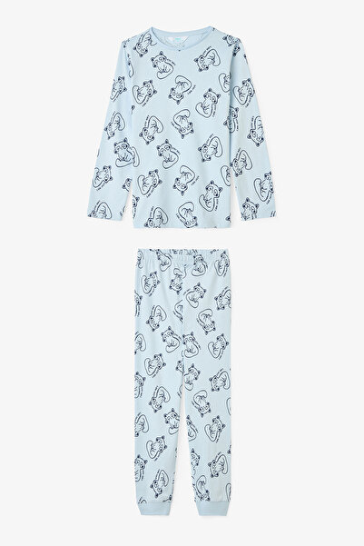 Penti Erkek Çocuk Kirpi Desenli 2'li Pamuklu Pijama Takımı