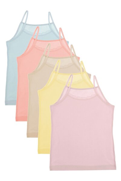 Donella 5-Pack of Girls' Tank Tops 4371P