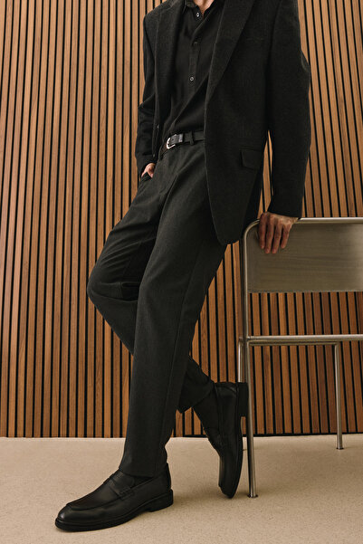 Ziya , Erkek Hakiki Deri Klasik Ayakkabı 1531056Z4612 Siyah