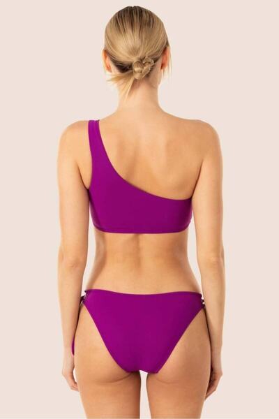 AYYILDIZ Ayyıldız 3405 Mor Tek Omuz Bikini Takımı