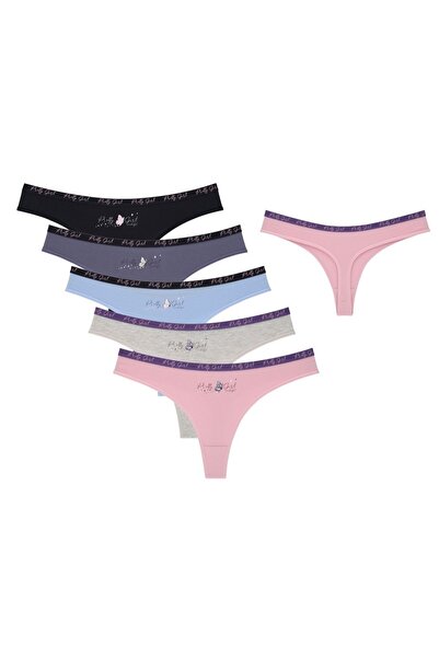 Donella 5'li Kadın Tanga 2471PB120