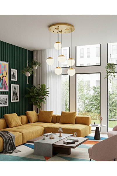 Özcan Aydınlatma 4130-6A Filime 6'lı Sarkıt Salon Mutfak Ofis