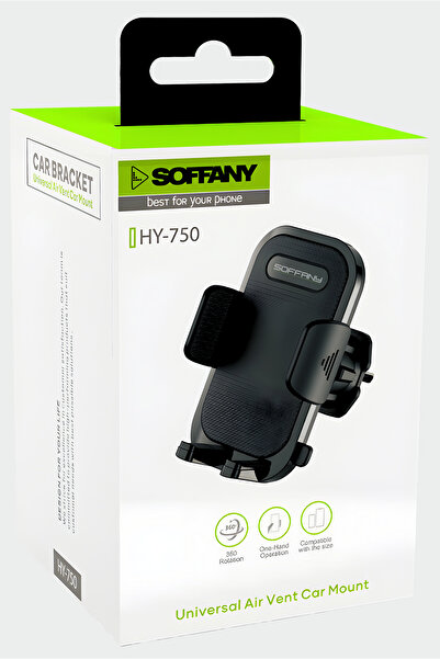 Soffany HY-750 360° Araç İçi Telefon Tutucu Klima Uyumlu