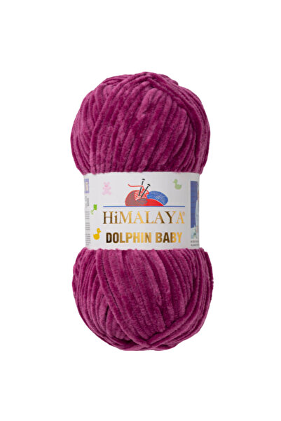 Himalaya Dolphin Baby El Örgü İpi 100 gr 120 mt Kadife Peluş Bebek Örgü İpi 8...