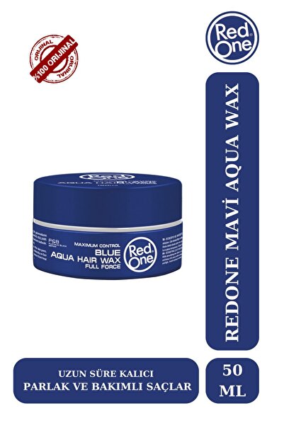 Red One Mavi Mini Wax Saç Şekillendirici Seyahat Boy