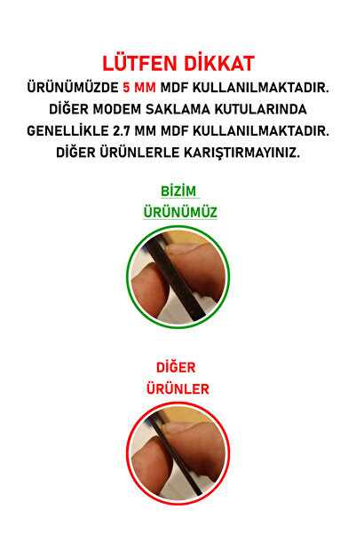 mars tasarım ASILABİLİR DEKORATİF MODEM WİFİ SAKLAMA GİZLEME KUTUSU - ASILABİLİR