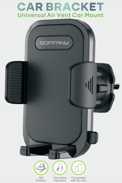 Soffany HY-750 360° Araç İçi Telefon Tutucu Klima Uyumlu