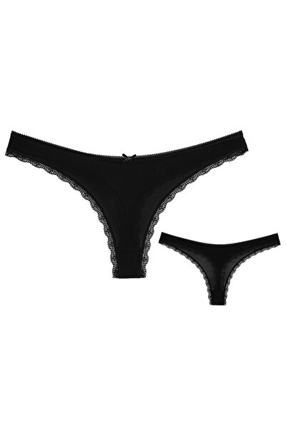 Donella 5'li Özel Viskon Kadın Tanga 2495S