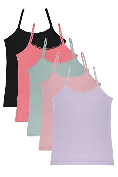 Donella 5'li Özel Viskon Kadın Atlet 2395P