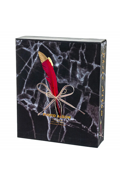 PUFO Photo album in box Pufo Majestic, 23 x 19 cm, 80 photos, black