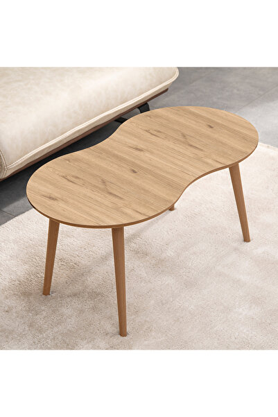 vovvahome MOON MDF AHŞAP ORTA SEHPA - MEŞE