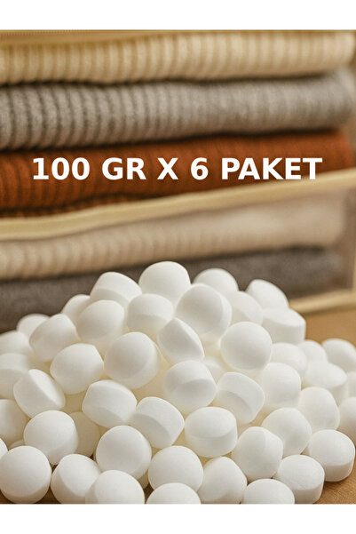 nistabolje Tablet Top Naftalin 100 gr X 6 Paket(LAVABOLARDA KULLANILMAZ) Dola...