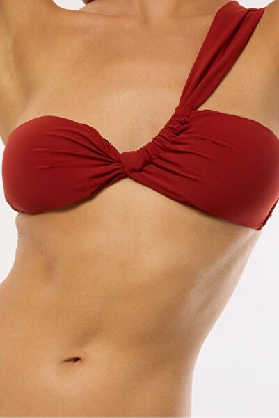 AYYILDIZ 3403 Tile Single Shoulder Bikini Set