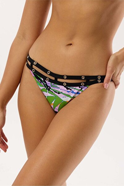 AYYILDIZ 4625 Σετ μπικίνι με πράσινο σχέδιο