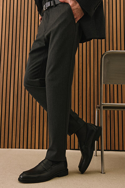 Ziya Чоловічі класичні черевики з натуральної шкіри 1531056Z4612 Чорні