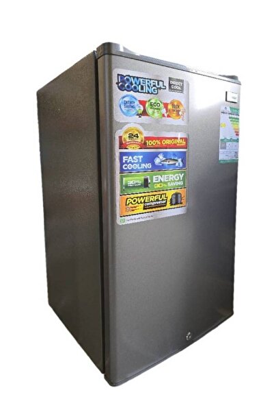 Dansat DNFS140R22-DS Single Door Refrigerator, Dark Silver