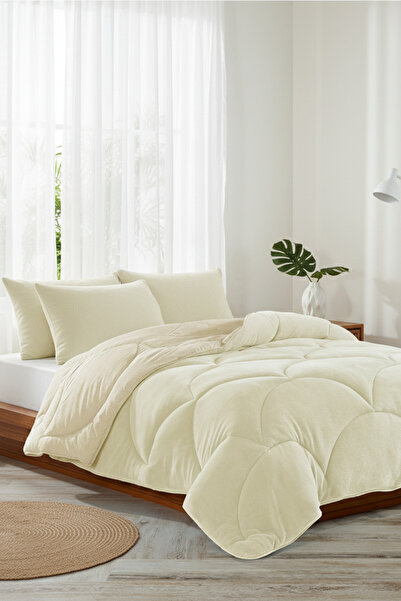NANOSOFT King Size Krem Welsoft Yorgan 230x260
