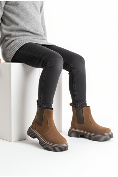 Moda Lime Unisex Αντιολισθητικές και ελαφριές σόλες από σουέτ Εύκολη χρήση Ανθεκτικές στο κρύο Παιδικές χειμερινές μπότες
