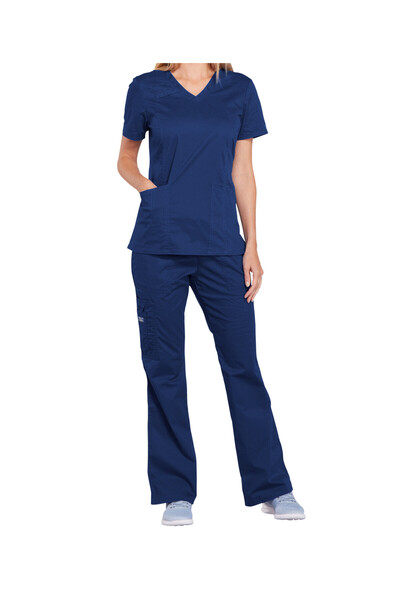Cherokee Core Stretch Ιατρικά Ρούχα Doctor Scrubs Χειρουργική Στολή Lycra Hos...