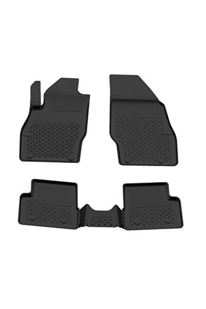 Sahler Opel Corsa D 2006-2013 Uyumlu Araca Özel 4.5D Havuzlu Oto Paspas - Cor...