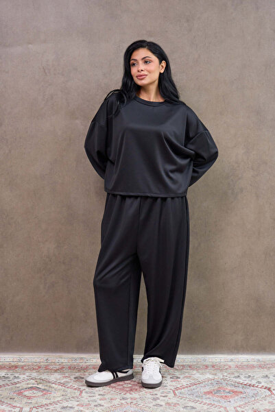KÜÇÜĞÜM BUTİK Black Casual Two-Piece Set