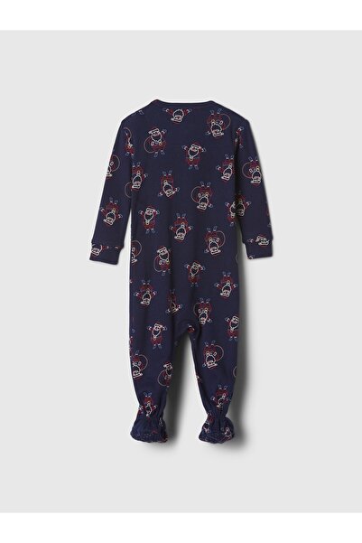 GAP Bebek Lacivert Brannan Bear İşlemeli Tulum