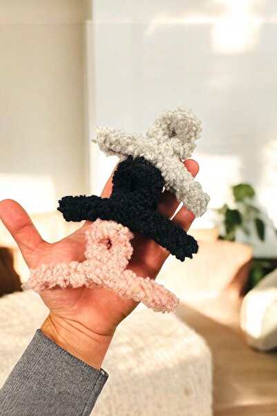 AYMETA Model de pluș pentru femei Crushed 3 bucăți dimensiune mare 11 cm set ...