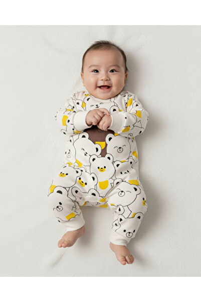 voyyo kids baby ERKEK BEBEK HELLO AYILAR BASKILI MEVSİMLİK YENİ DOĞAN ALTTAN ...