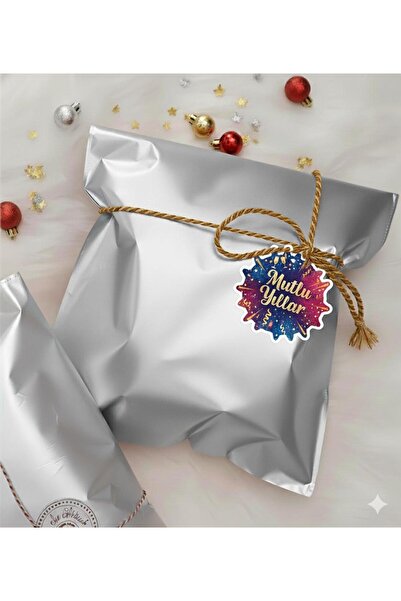 Poros Store Hediye Paketi 10 adet 35x50 Gümüş Hazır Yapışkanlı Hediye Poşeti