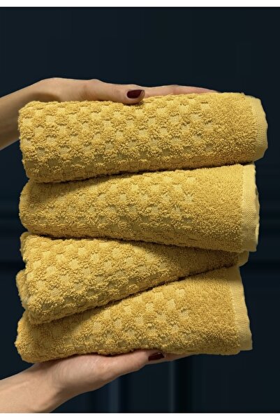 SHAL HOME Set de 4 prosoape pentru mâini și față Shal 100% bumbac