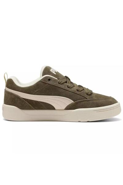 Puma 401606 07 Park Lifestyle Raw Yeşil-Krem Nubuk Erkek Spor Aya