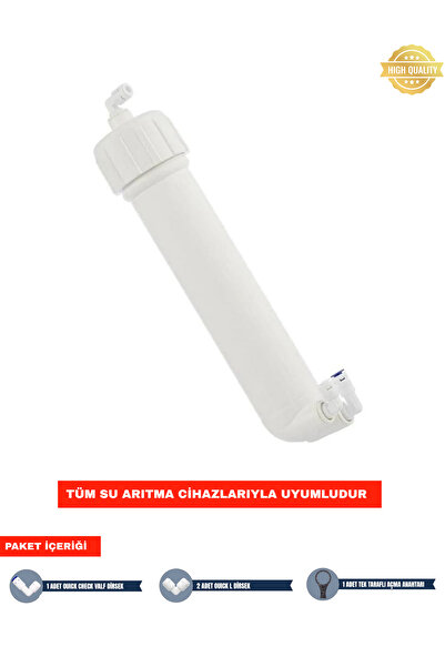 aquafit Su Arıtma Cihazı Membran Housing Filtre Kabı (BOŞ) - Açma Anahtarı He...