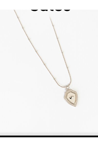 ÖZÜM TAKI Women's Steel Necklace Silver Color