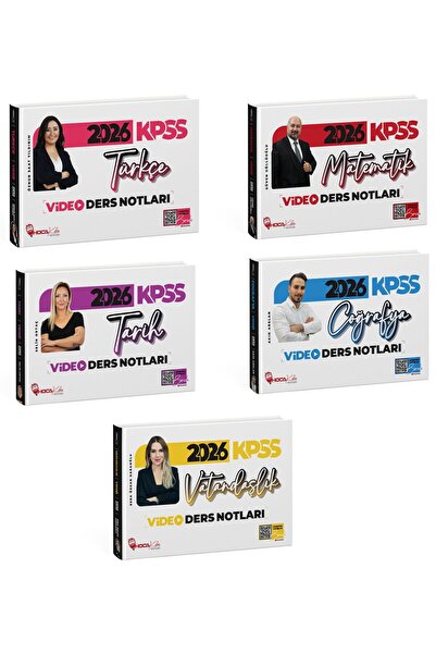 Hoca Kafası Yayınları Hoca Kafası 2026 KPSS Genel Yetenek Genel Kültür Video ...