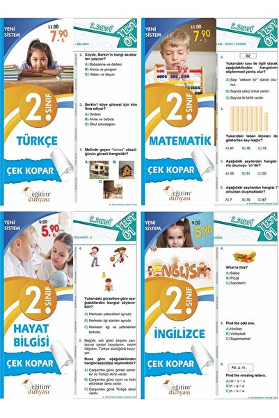 EĞİTİM DÜNYASI YAYINLARI SÜPER FİYAT - Eğitim Dünyası 2. Sınıf Tüm Dersler Ya...