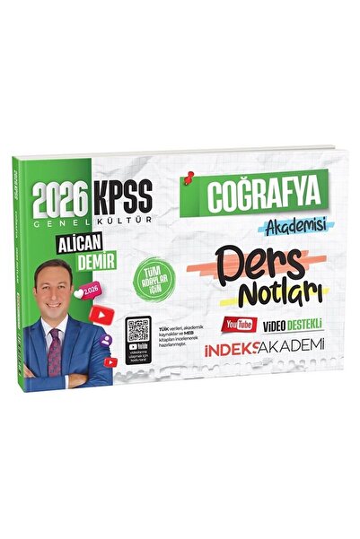 İndeks Akademi İndeks Akademi 2026 KPSS Coğrafya Akademisi Video Ders Notları...