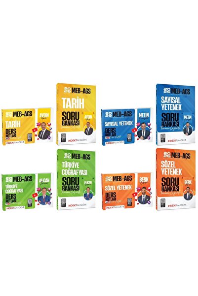 İndeks Akademi 2026 MEB-AGS Sözel + Sayısal Yetenek + Tarih + Türkiye Coğrafy...