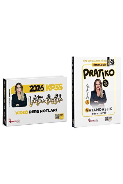 Genel Markalar Hoca Kafası 2026 KPSS Vatandaşlık Video Ders Notları + Pratiko...