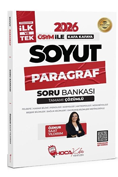 Hoca Kafası Yayınları Hoca Kafası 2026 KPSS TYT ALES DGS Soyut Paragraf Soru ...