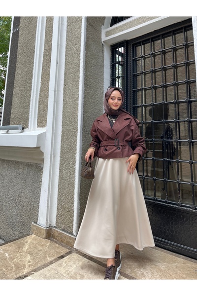 W WARGA Късо яке с колан