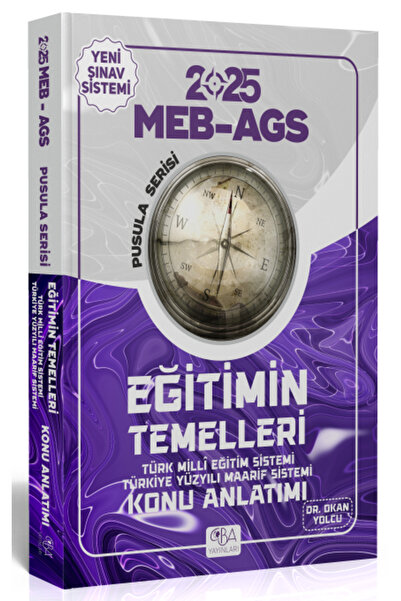 CBA Akademi SÜPER FİYAT - CBA Yayınları 2025 MEB-AGS Eğitimin Temelleri Konu ...