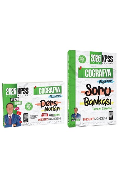 İndeks Akademi İndeks Akademi 2026 KPSS Coğrafya Akademisi Video Ders Notları...