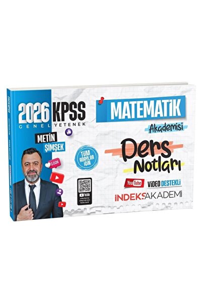 İndeks Akademi İndeks Akademi 2026 KPSS Matematik Akademisi Video Ders Notlar...