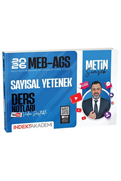 İndeks Akademi İndeks Akademi 2026 MEB-AGS Sayısal Yetenek Video Ders Notları...